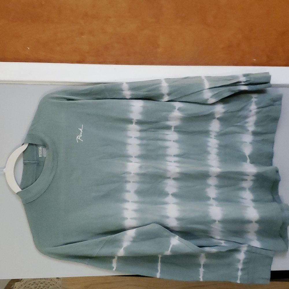 Pink Victoria's Secret Tie Dye Long Sleeve Shirt.